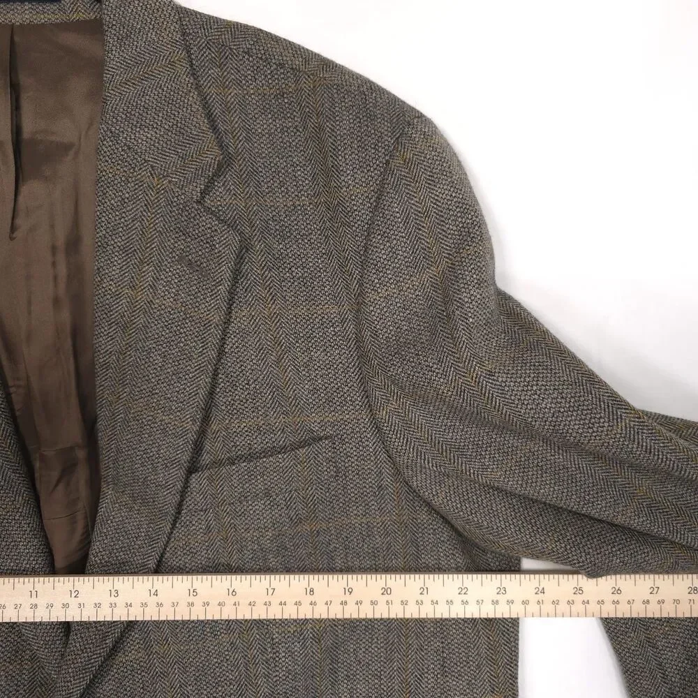 CHAPS RALPH LAUREN Sport Coat 46T‎ 100% PURE NEW WOOL Vintage CANADA MADE Blazer